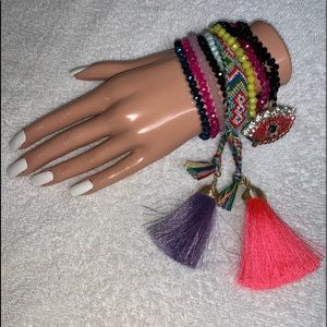 Cristal bracelet with 14k plated gold